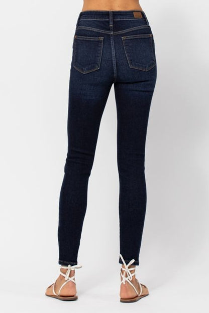 Judy Blue Full Size High Waist Handsand Skinny Jeans Bottoms Bottoms Clothing Judy Blue Ship from USA Women Trendsi https://www.cyberehub.com