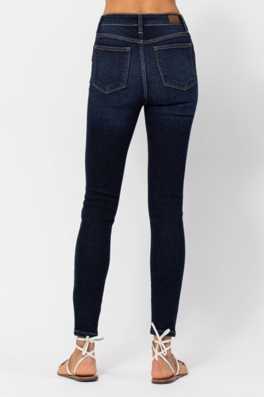 Judy Blue Full Size High Waist Handsand Skinny Jeans Bottoms Bottoms Clothing Judy Blue Ship from USA Women Trendsi https://www.cyberehub.com