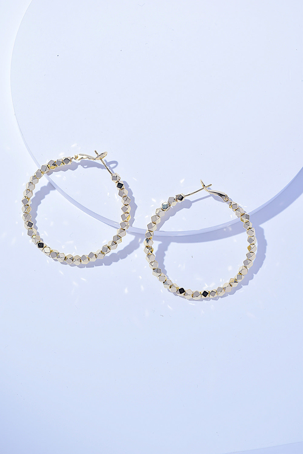 Alloy Hoop Earrings Black Gold One Size Hoop Earrings Jewelry Ship from USA TikTok USA Vvan Walmart Trendsi https://www.cyberehub.com