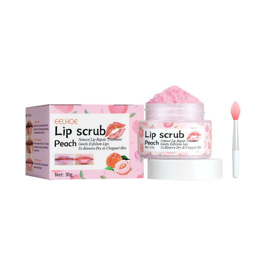 Peach Lip Scrub Moisturizes The Lips, Hydrates The Lips, Lightens The Skin Around The Lips And Improves The Corners Of The Mouth default title Health Eprolo https://www.cyberehub.com