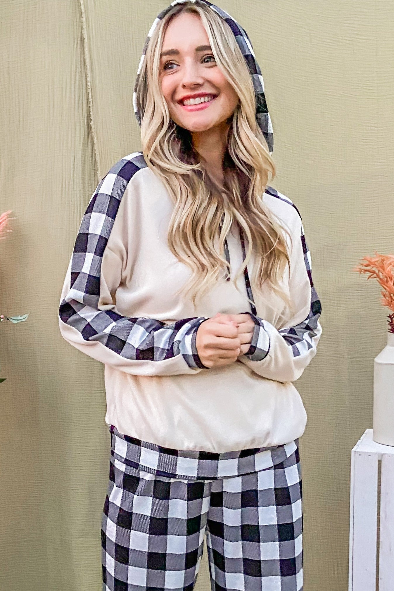 And The Why Drawstring Hooded Top and Plaid Pants Lounge Set Apparel/Tops And The Why Ship from USA TikTok Tops Trendsi USPS Walmart Walmart Apparel Trendsi https://www.cyberehub.com