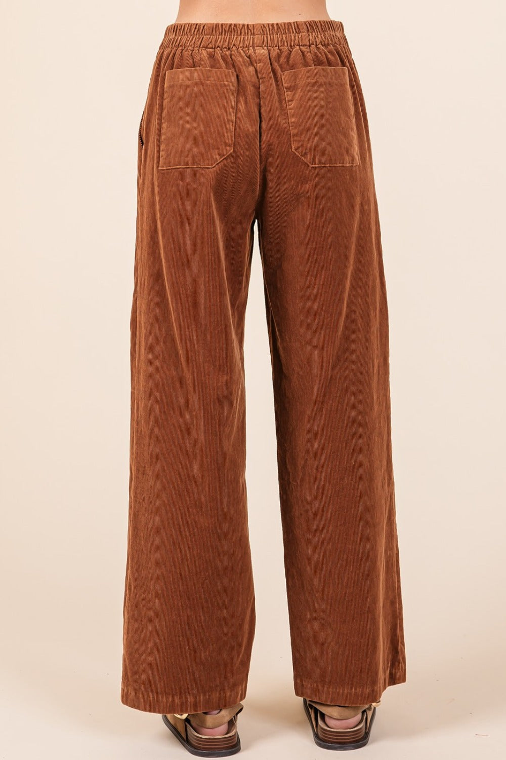 Mittoshop Corduroy Back Elastic Waist Pants Bottoms Bottoms Clothing Mittoshop Ship from USA Women Trendsi https://www.cyberehub.com