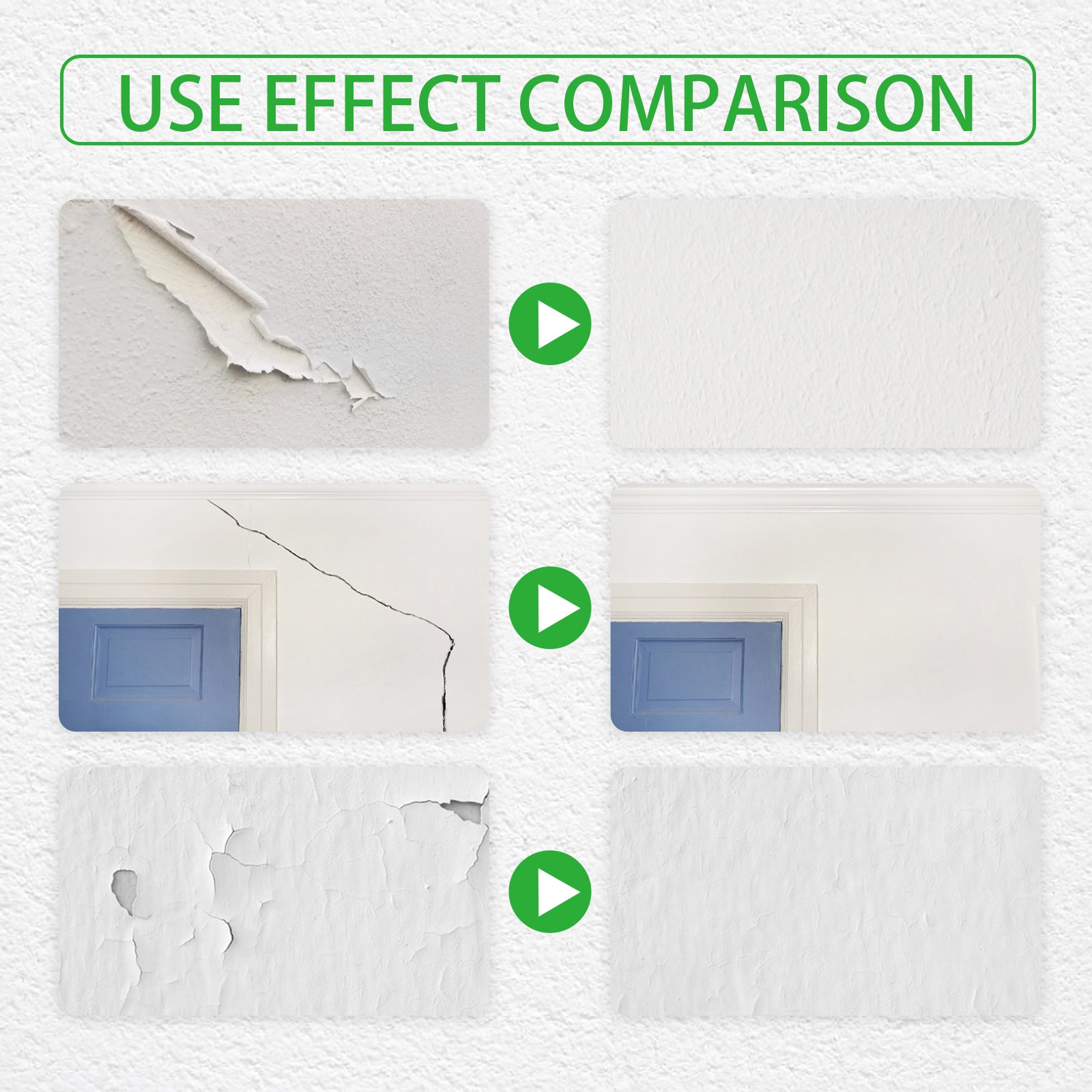 Jaysuing Wall Repair Paint: White Wall Repair Roller Brush Moisture-Proof Peeling Cover Stains And Cracks Renovation Paint Home Eprolo https://www.cyberehub.com