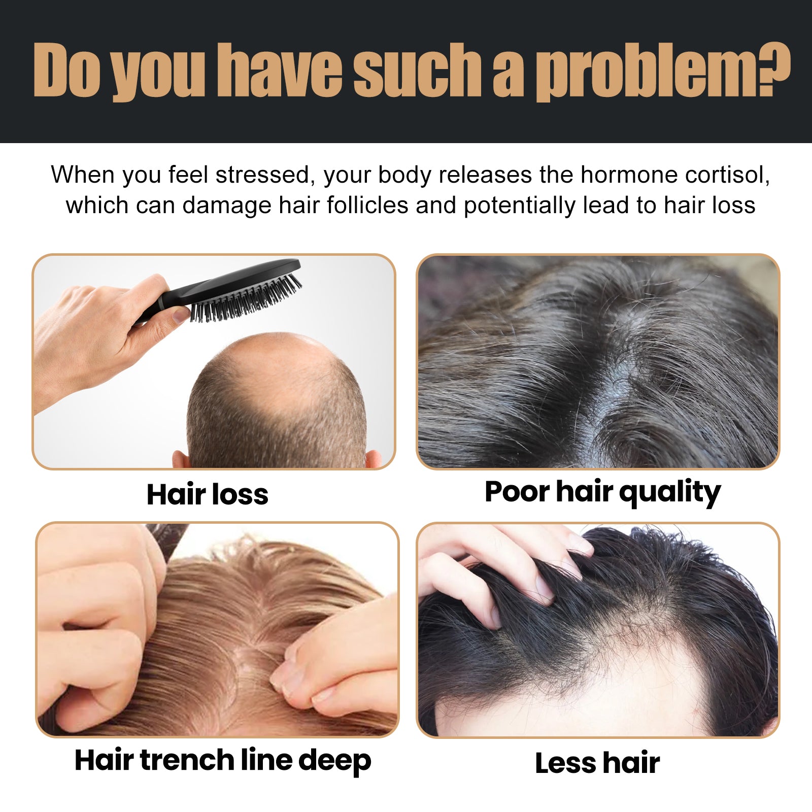 Hair Conditioner, Anti-Loss Hair Dense And Fluffy Hair Supple Strong Repair Shampoo Health Eprolo https://www.cyberehub.com