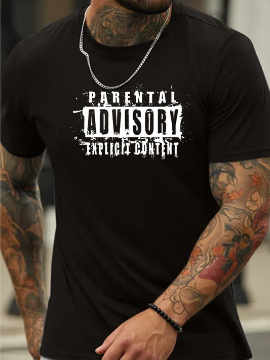 Parents' Advice On Printed T-shirts, Men's T-shirts, Summer Casual Short Sleeved T-shirts Apparel/Shirt/Graphic Shirt SNULLO https://www.cyberehub.com