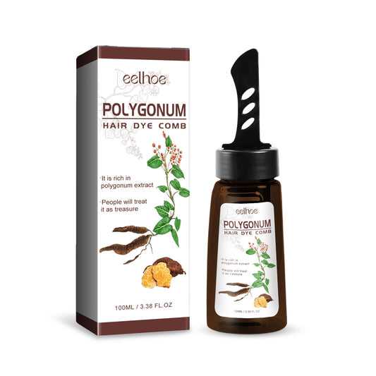 Polygonum Hair Dye Comb, Deep Clean Dry Smooth Black Glossy Hair Comb default title Health Eprolo https://www.cyberehub.com