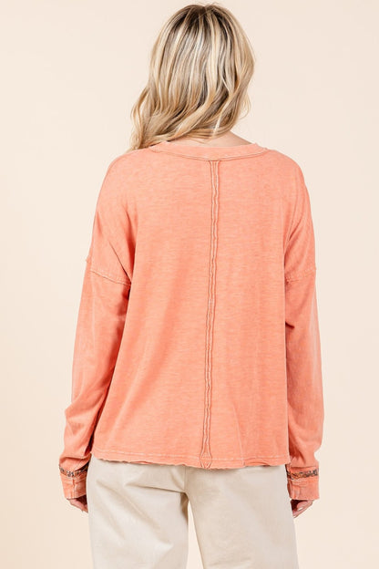 Mittoshop Mineral Wash Star Patch Long Sleeve T-Shirt Tops/Jackets/Sweaters Clothing Tops Mittoshop Ship from USA TikTok Trendsi USPS Walmart Trendsi https://www.cyberehub.com