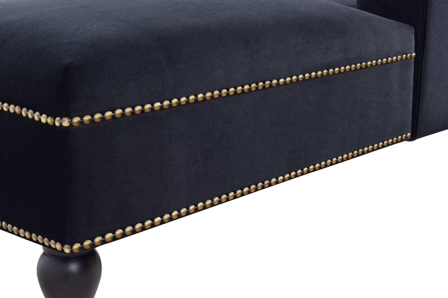 [New+Video] 58''Velvet Chaise Lounge,Button Tufted Right Arm Facing Lounge Chair with Nailhead Trim & Solid Wood Legs for Living Room or Office,Sleeper Lounge Sofa (New style of WF284880AAB) Giga GNJ Home Home & Garden Sofa Walmart Giga https://www.cyberehub.com