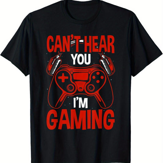 I Can't Hear You, I'm Playing A Game Gamer Funny T-shirt Apparel/Shirt/Graphic Shirt SNULLO https://www.cyberehub.com
