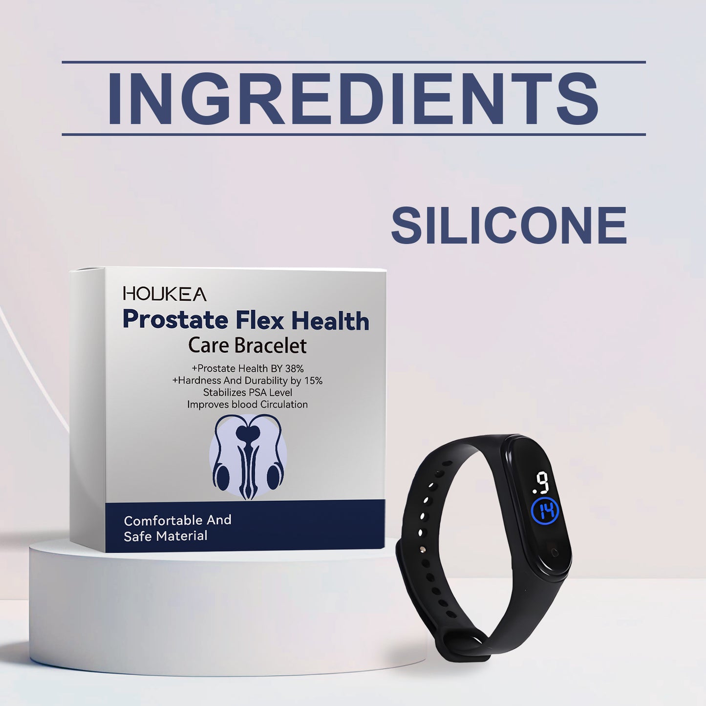 Men's Care Bracelet, Body Relief Discomfort Daily Portable Fashion Wear Gentle Care Bracelet HOLJKEA eprolo https://www.cyberehub.com