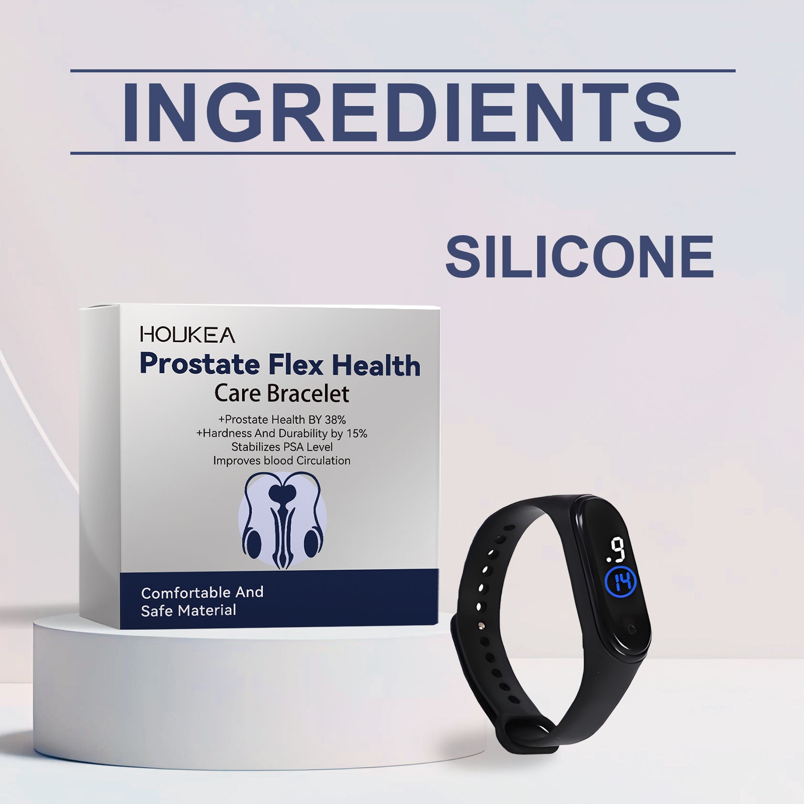 Men's Care Bracelet, Body Relief Discomfort Daily Portable Fashion Wear Gentle Care Bracelet HOLJKEA eprolo https://www.cyberehub.com