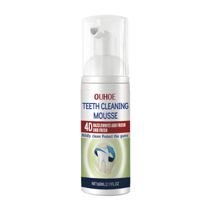 Tooth Cleaning Mousse, Mouth Clean Fresh Bright White Anti-decay Foam Toothpaste Health Eprolo https://www.cyberehub.com