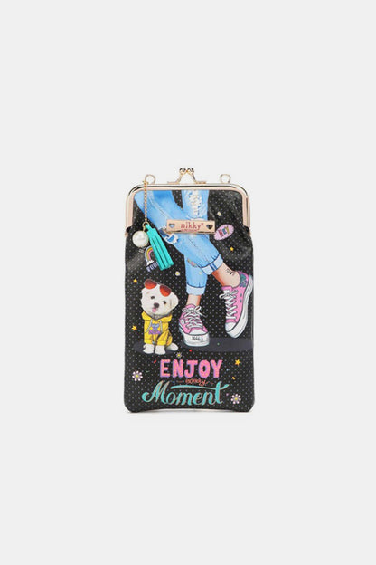 Nicole Lee USA Printed Kisslock Phone and Sunglass Purse Enjoy Every Moment One Size Nicole Lee USA Ship from USA TikTok USA Trendsi https://www.cyberehub.com