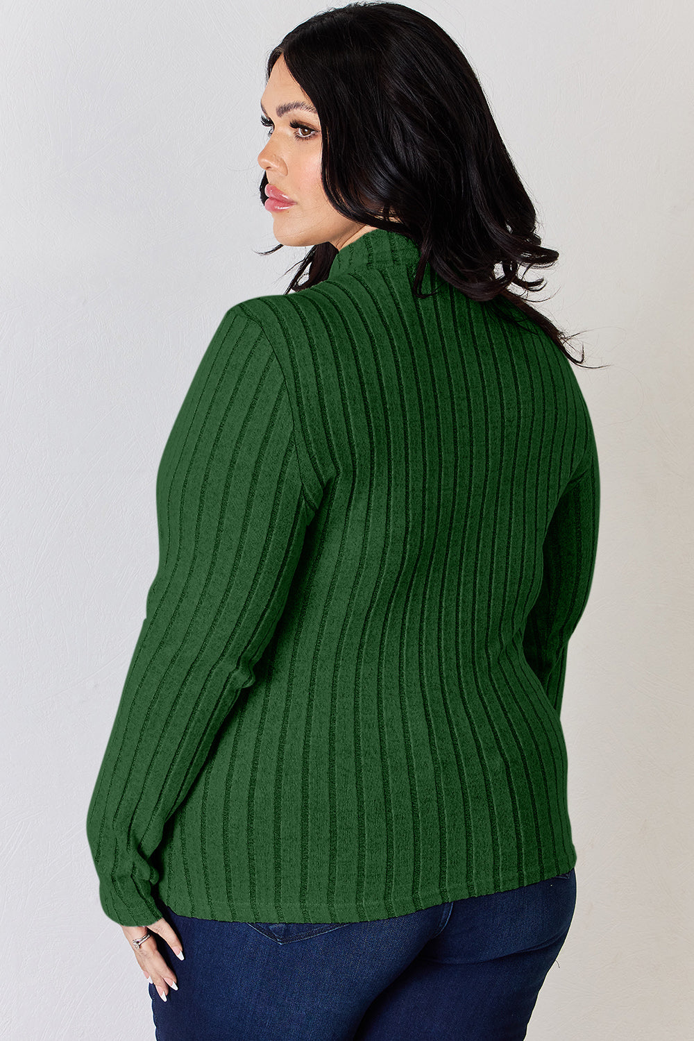 Basic Bae Full Size Ribbed Mock Neck Long Sleeve T-Shirt Apparel/Tops Basic Bae Ship from USA TikTok Tops Trendsi USPS Walmart Walmart Apparel Trendsi https://www.cyberehub.com