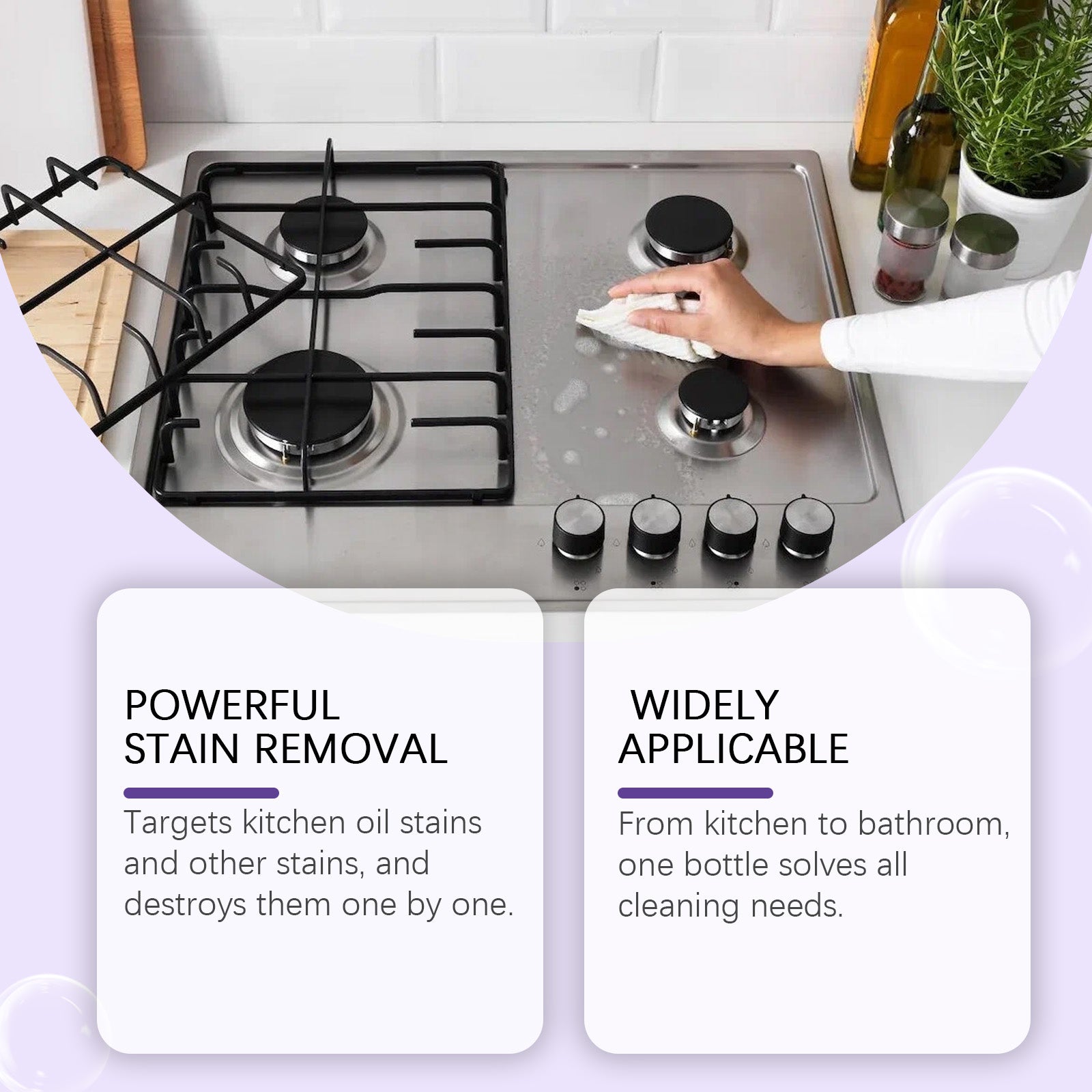 Jue-Fish Multi-Purpose Cleaner Easily Cleans Grease Stains On Cooktops And Utensils Home & Garden Home Goods Eprolo https://www.cyberehub.com