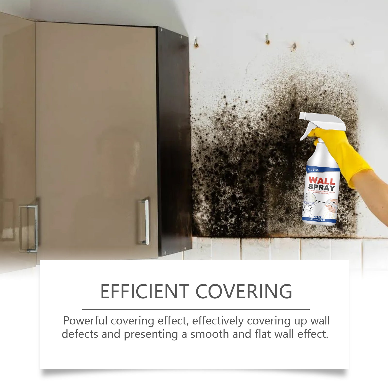 Jue-Fish Wall Spray Paint, Repair Household Cover Stains, Wall Fall Off Indoor Renovation Straight Paint Home Eprolo https://www.cyberehub.com