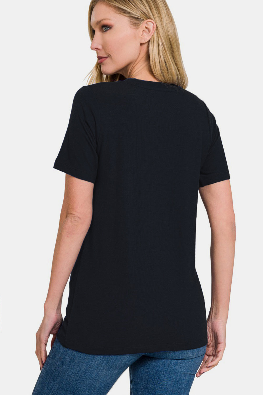 Zenana Full Size Crew Neck Short Sleeve T-Shirt Tops/Jackets/Sweaters Clothing Tops Ship from USA TikTok Trendsi USPS Walmart Zenana Trendsi https://www.cyberehub.com