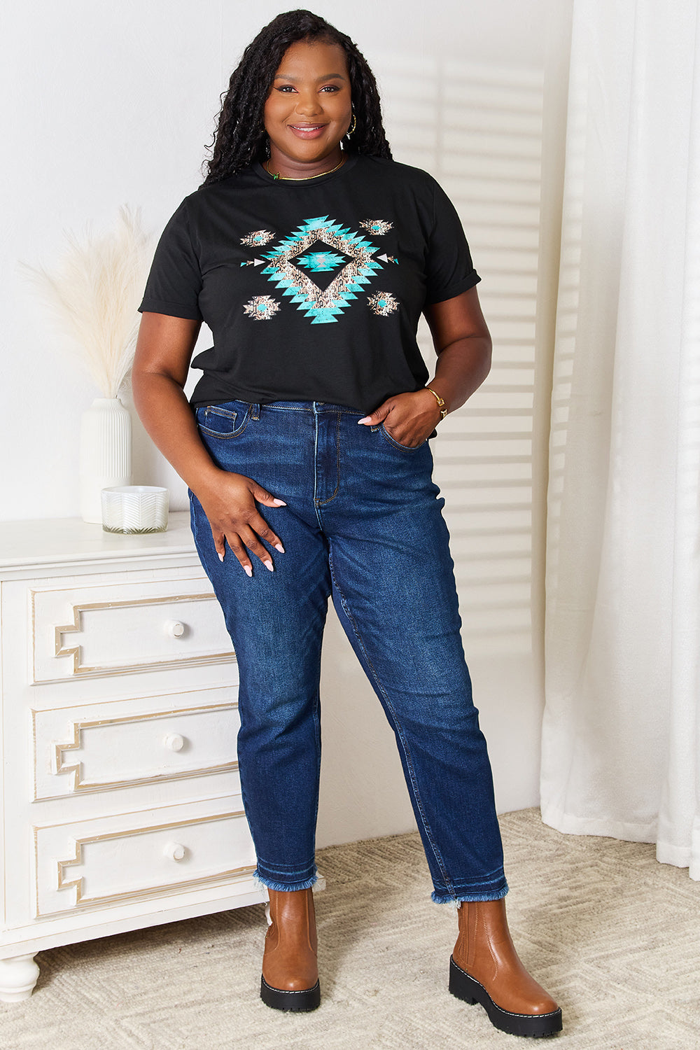 Simply Love Graphic Short Sleeve T-Shirt Apparel/Tops Memorial Day Sale Ship from USA Simply Love TikTok Tops Trendsi USPS Walmart Walmart Apparel Trendsi https://www.cyberehub.com