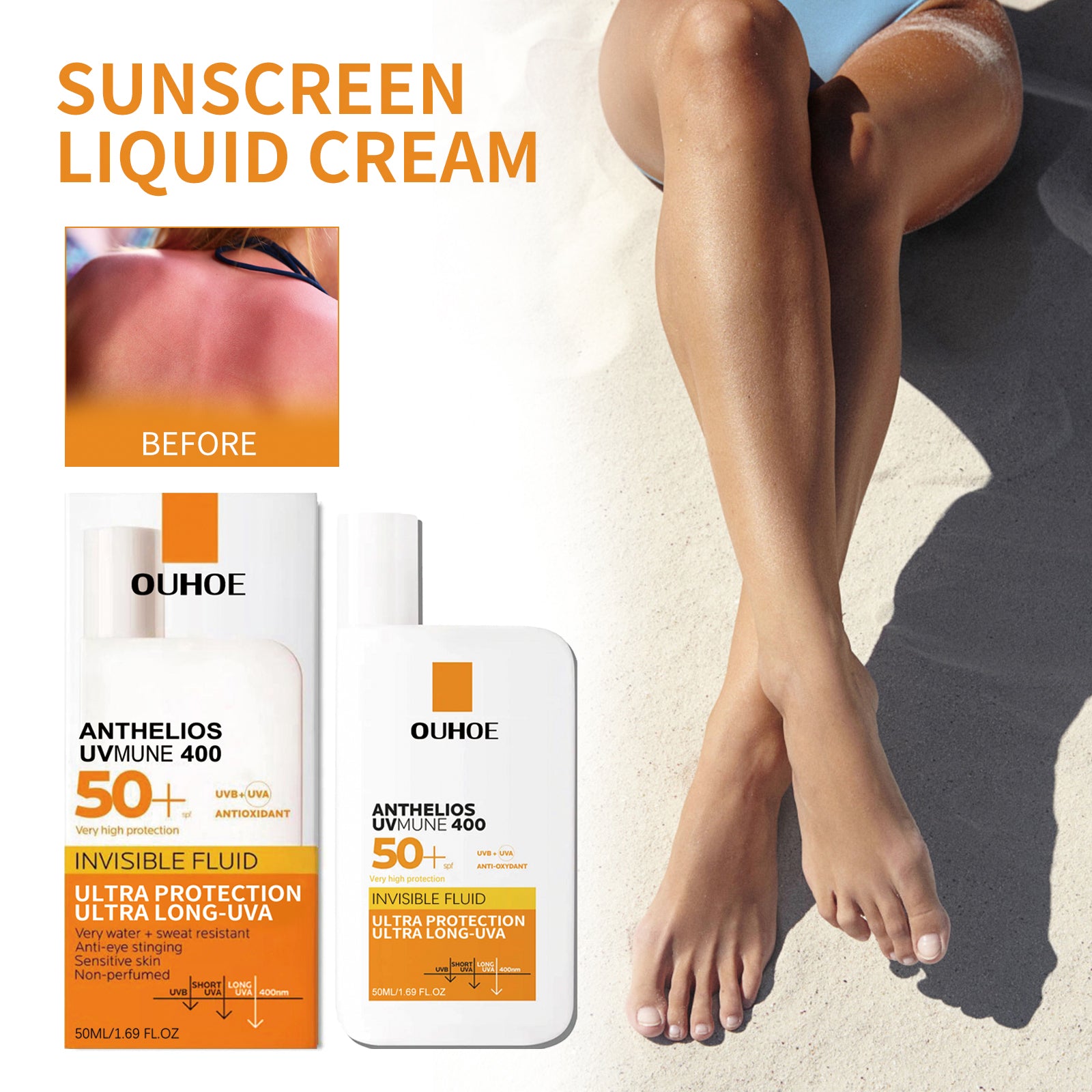 Liquid Protective Cream, UV Protective Summer Outdoor Moisturizing And Repairing Facial Skin Protective Cream Health & Beauty Health Eprolo https://www.cyberehub.com