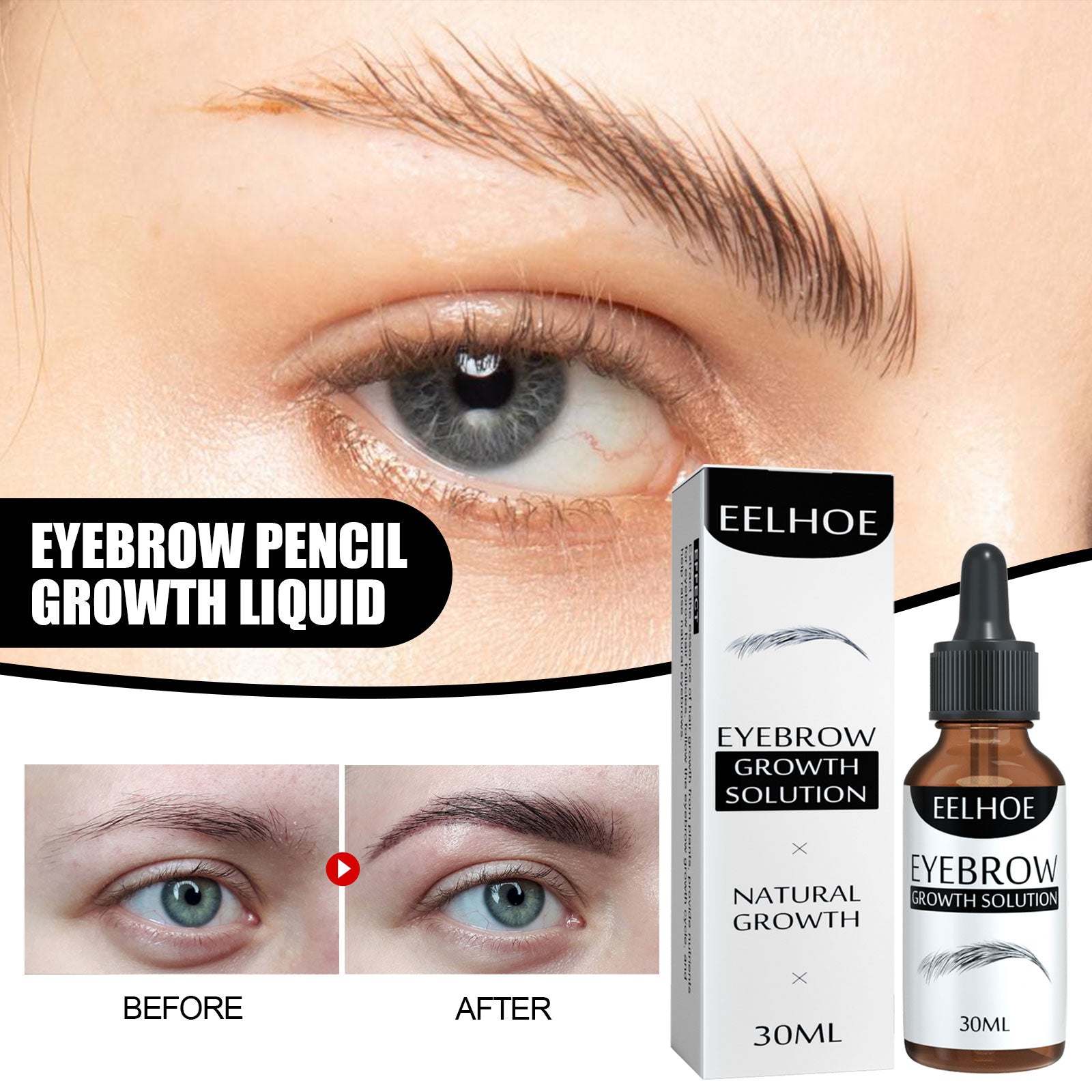 Eyebrow Liquid Dark Thick Natural Oil Eyebrow Repair Mild Moisturizing Treatment Health Eprolo https://www.cyberehub.com