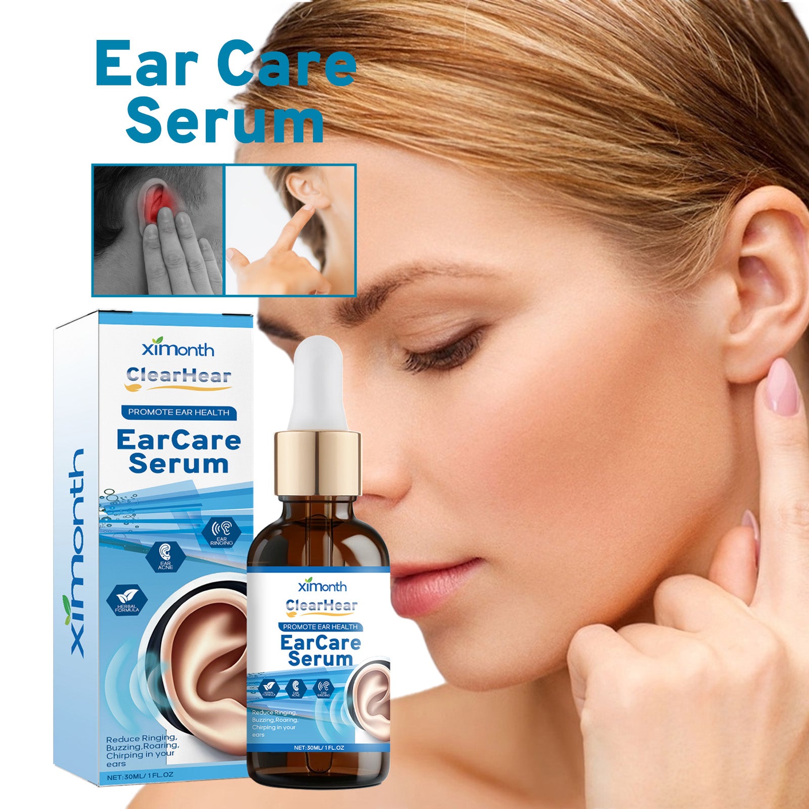 Tinnitus Care Solution For Relief Of Tinnitus, Back And Ear Discomfort Body Care Cleansing Ear Care Solution Health & Beauty Health Eprolo https://www.cyberehub.com