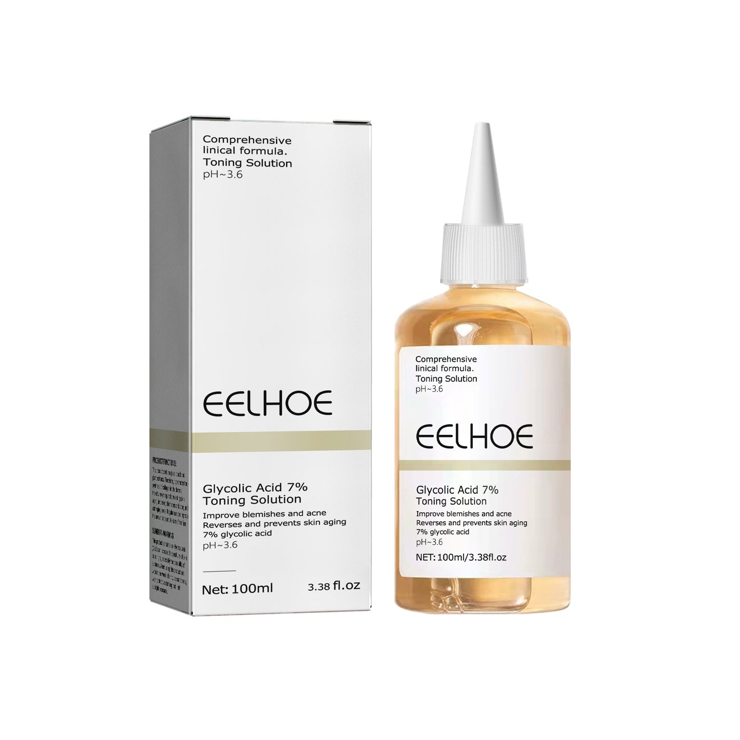 EELHOE Glycolic Acid 7% Toner, Remove Acne Lighten Acne Repair Acne Mark Moisturize Skin Toner default title Health Eprolo https://www.cyberehub.com