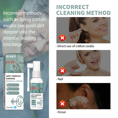Tinnitus Spray, Relieve Tinnitus Earplug Clean Earwax Ear Health Care Spray Health Eprolo https://www.cyberehub.com