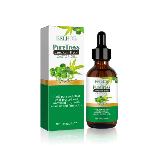 Jamaican Black Castor Oil, Moisturize Scalp And Prevent Dry Hair Thick And Solid Hair Beautiful And Shiny Easy To Absorb Essential Oils default title Health Eprolo https://www.cyberehub.com
