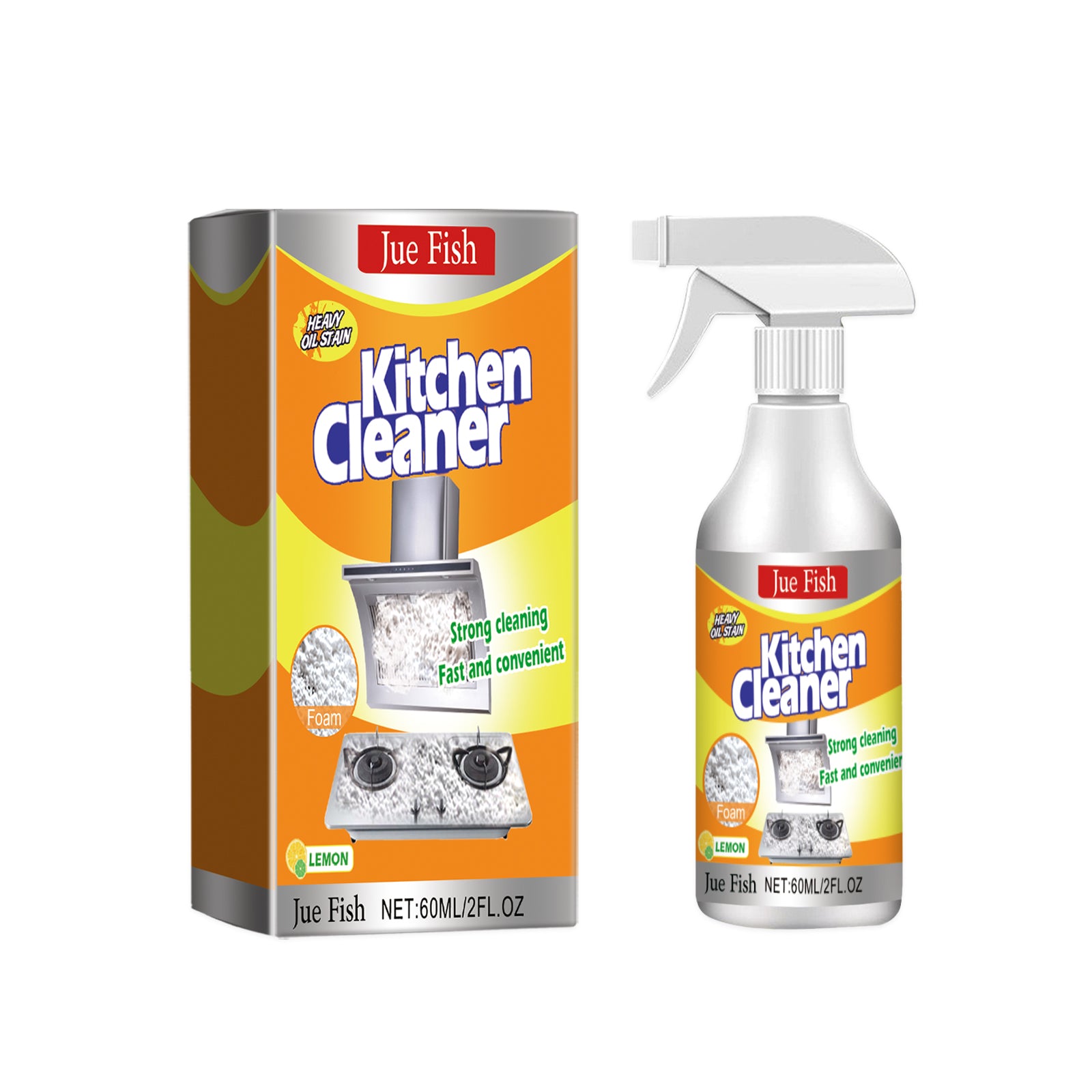 Jue-Fish Kitchen Foam Cleaner, Household Kitchen Hood Heavy Oil Foam Cleaner Oil Clean default title Home & Garden Home Goods Eprolo https://www.cyberehub.com