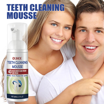 Tooth Cleaning Mousse, Mouth Clean Fresh Bright White Anti-decay Foam Toothpaste Health Eprolo https://www.cyberehub.com