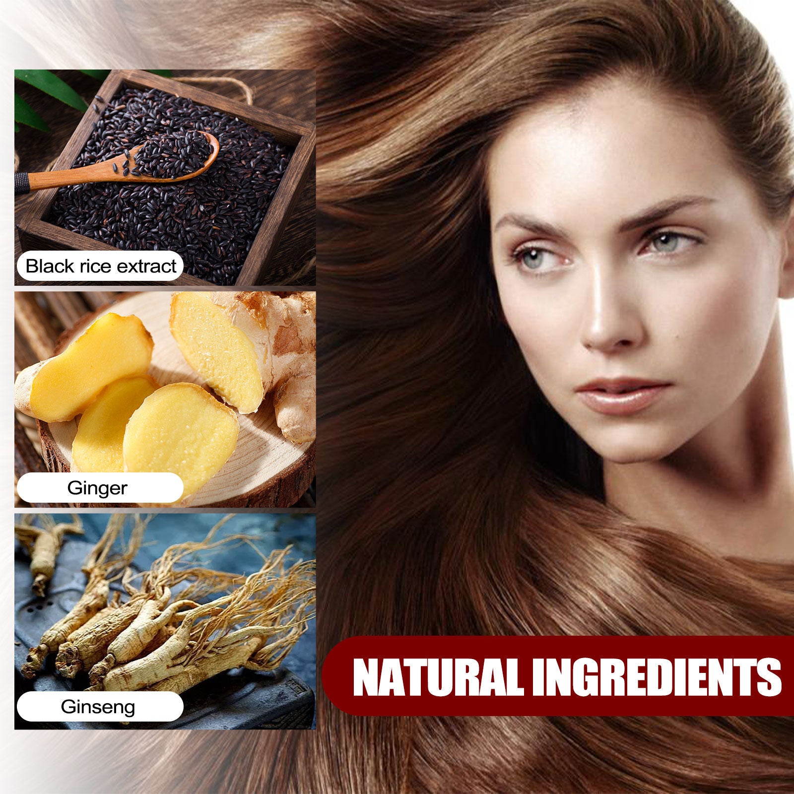 Black Rice Hair Spray Strengthen And Strengthen Hair Dense Hair Hydrating Repair Root Soft Hair Growth Spray Health & Beauty Health Eprolo https://www.cyberehub.com