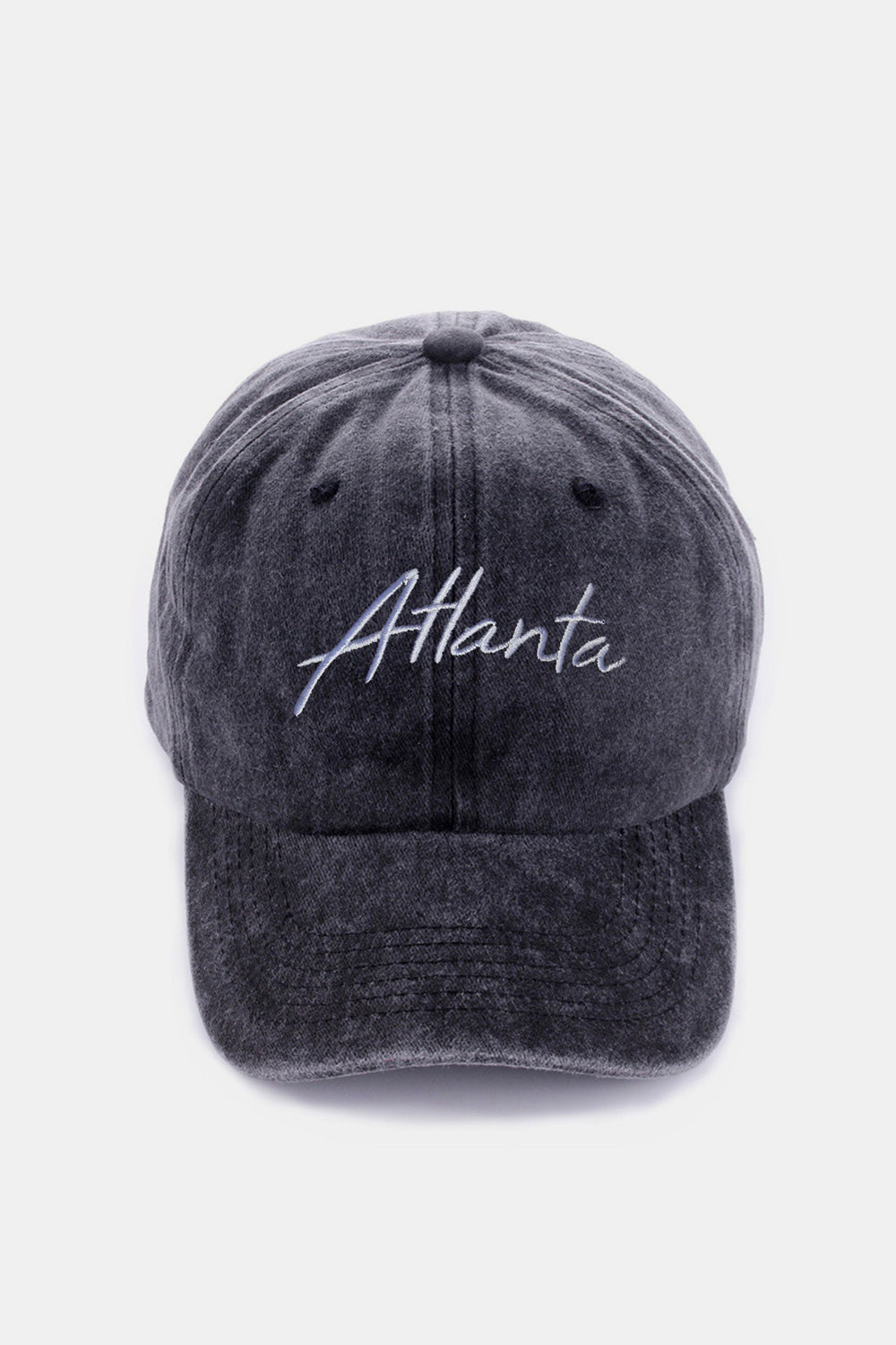 Zenana Washed ATLANTA Embroidered Baseball Cap Atlanta Black One Size Ship from USA TikTok USA Zenana Trendsi https://www.cyberehub.com