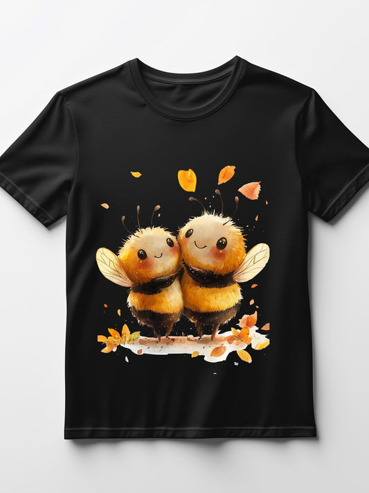 Women's Graphic T-Shirt with Cute Bee Print – Casual & Comfortable Apparel/Shirt/Graphic Cj Graphic Shirt SNULLO Yodel SNULLO https://www.cyberehub.com