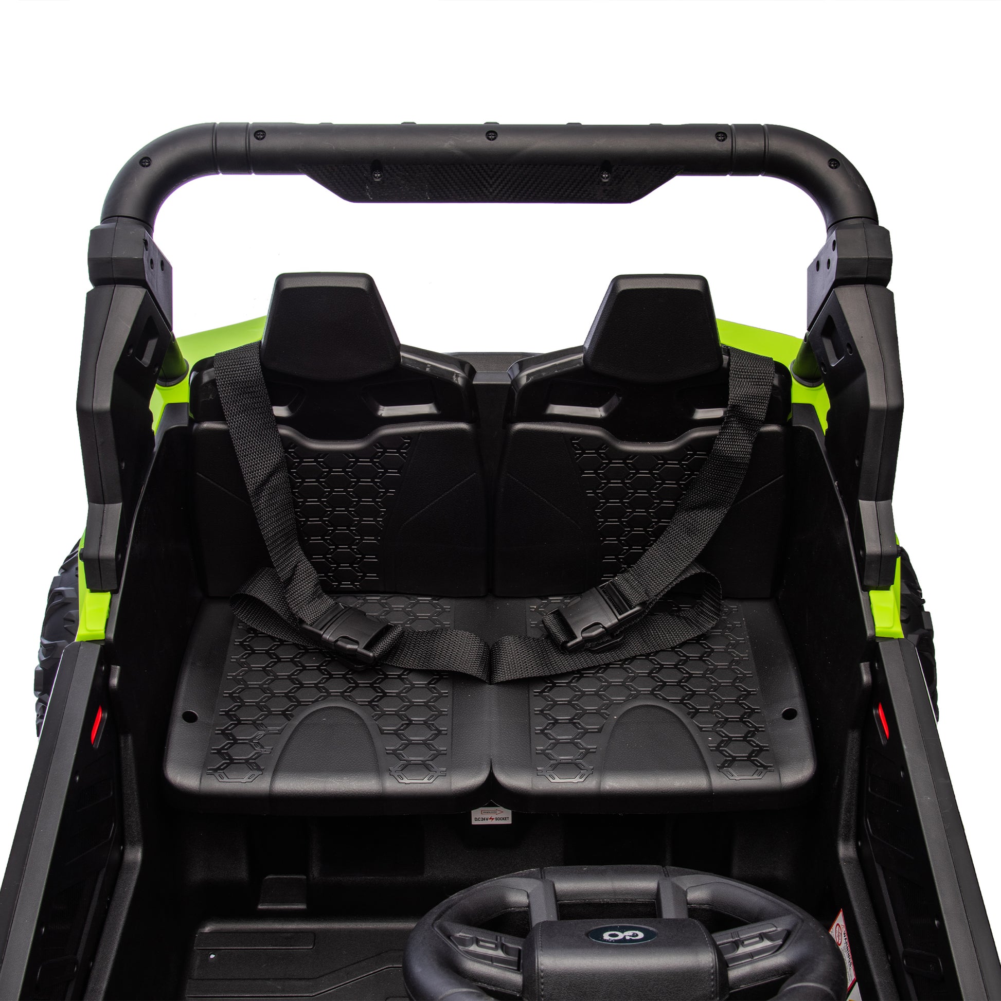 24V Two-Seater Kids Ride On UTV W/Parents Remote Control,Four-Wheel Suspension,Slow Start,Large wheel design,Anti-collision bar,Storage space,Music,USB,Bluetooth,Volume control,LED lights for Kids 3+. Giga Kids Toys Giga https://www.cyberehub.com