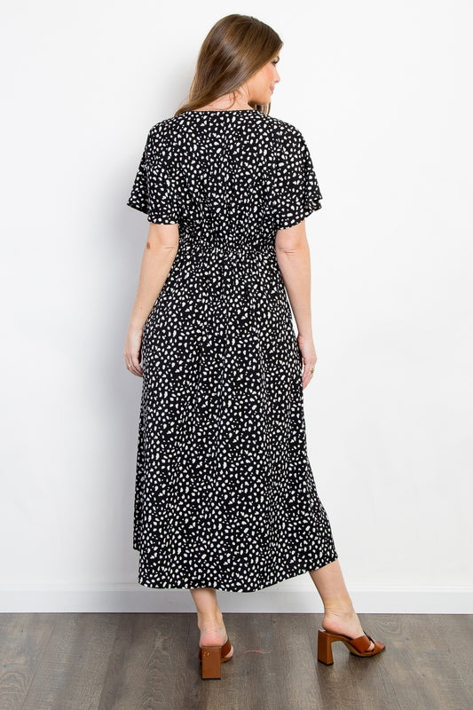 Be Stage Full Size Printed Smocked Waist Dress Apparel/Dress BE Stage Dress Ship from USA TikTok Trendsi USPS Walmart Walmart Apparel Trendsi https://www.cyberehub.com