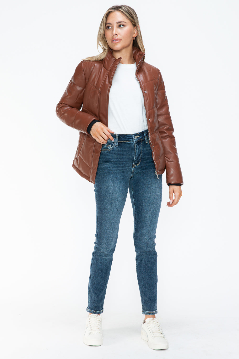 Snobbish Pocketed Zip Up Turtleneck Puffer Jacket Tops/Jackets/Sweaters Clothing Tops Ship from USA Snobbish TikTok Trendsi USPS Walmart Trendsi https://www.cyberehub.com