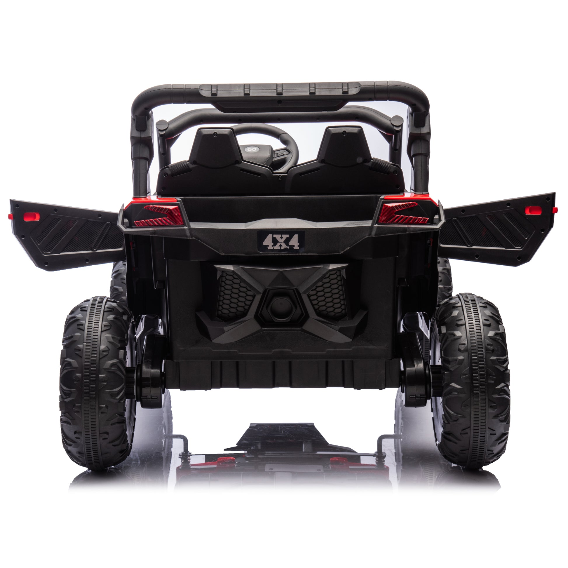 24V Two-Seater Kids Ride On UTV W/Parents Remote Control,Four-Wheel Suspension,Slow Start,Large wheel design,Anti-collision bar,Storage space,Music,USB,Bluetooth,Volume control,LED lights for Kids 3+. Giga Kids Toys Giga https://www.cyberehub.com