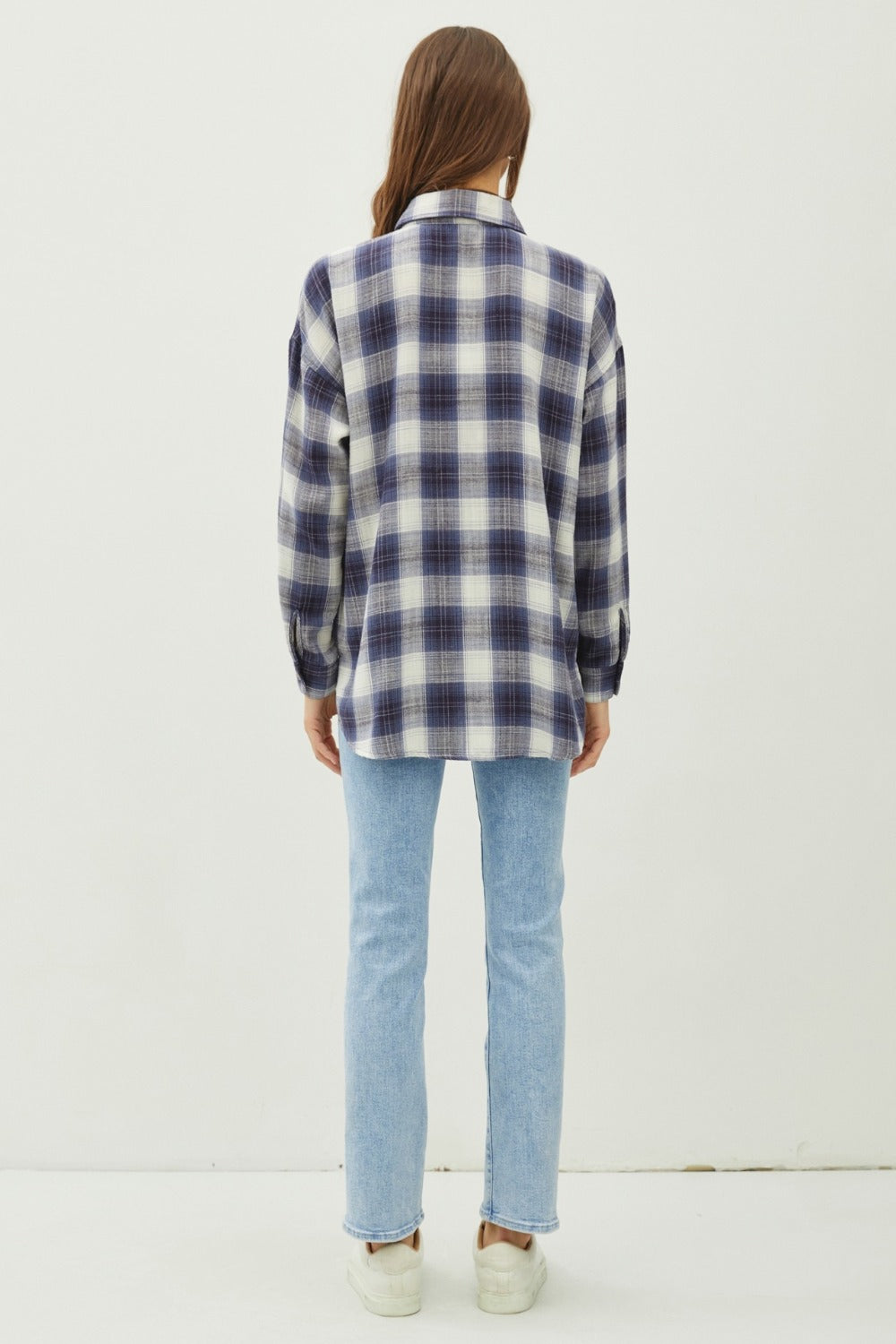 Be Cool Plaid Flannel Button Down Shirt with Chest Pocket Apparel/Tops BE COOL Ship from USA TikTok Tops Trendsi USPS Walmart Walmart Apparel Trendsi https://www.cyberehub.com