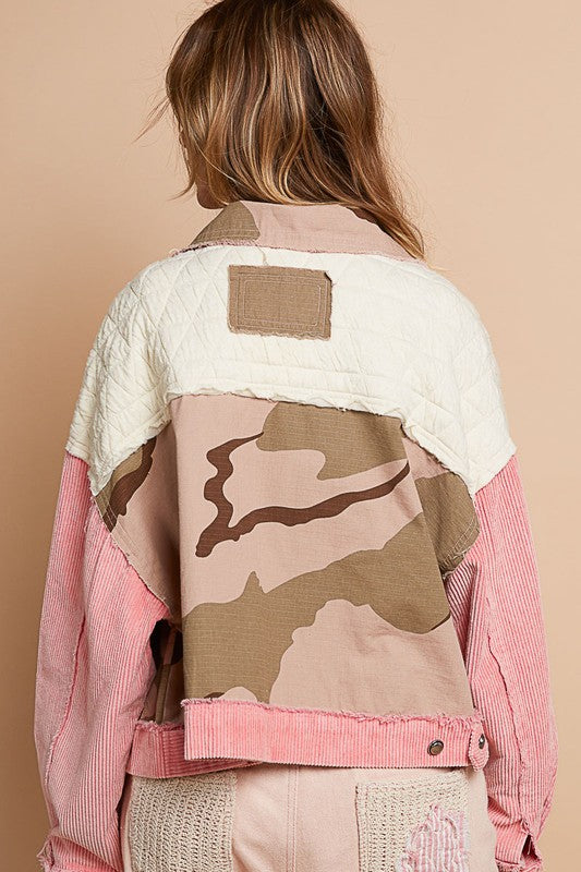 POL Corduroy Jacquard Patchwork Button Up Jacket Apparel Apparel POL Ship from USA TikTok Trendsi Trendsi https://www.cyberehub.com