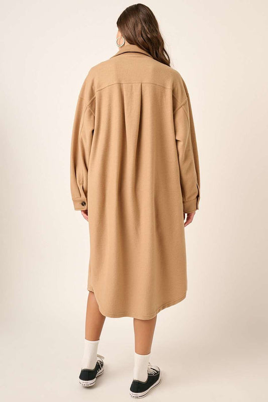 Mittoshop Button Up Drop Shoulder French Terry Longline Jacket Apparel Apparel Mittoshop Ship from USA TikTok Trendsi Trendsi https://www.cyberehub.com