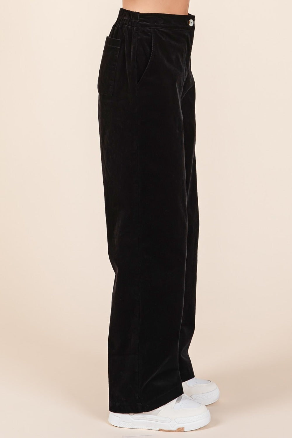 Mittoshop Corduroy Back Elastic Waist Pants Bottoms Bottoms Clothing Mittoshop Ship from USA Women Trendsi https://www.cyberehub.com