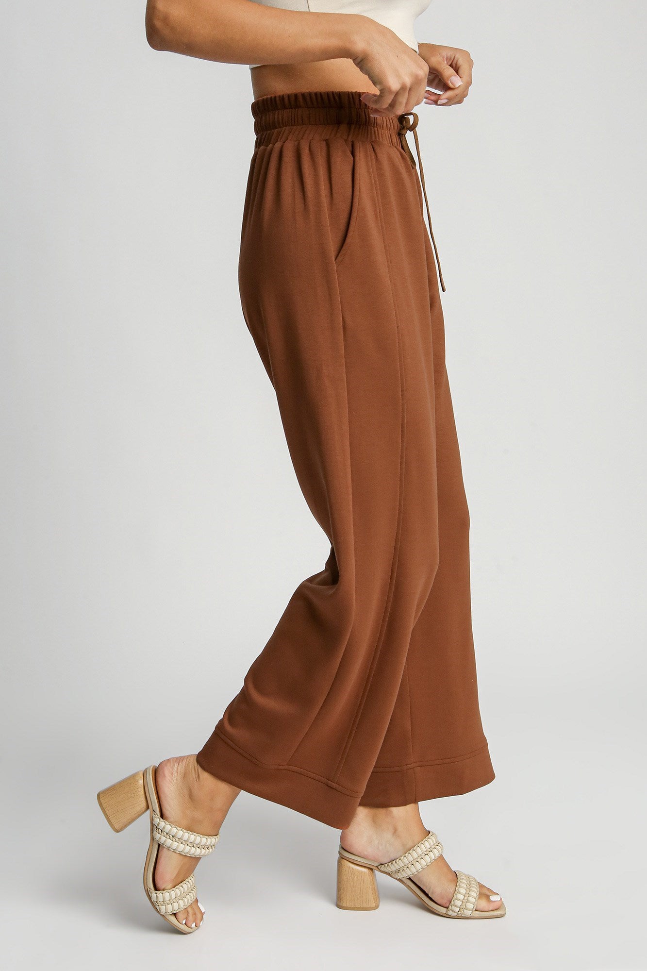 Umgee Full Size Drawstring Wide Leg Pants with Pockets Rust Apparel Apparel Ship from USA TikTok Trendsi Umgee USA Trendsi https://www.cyberehub.com