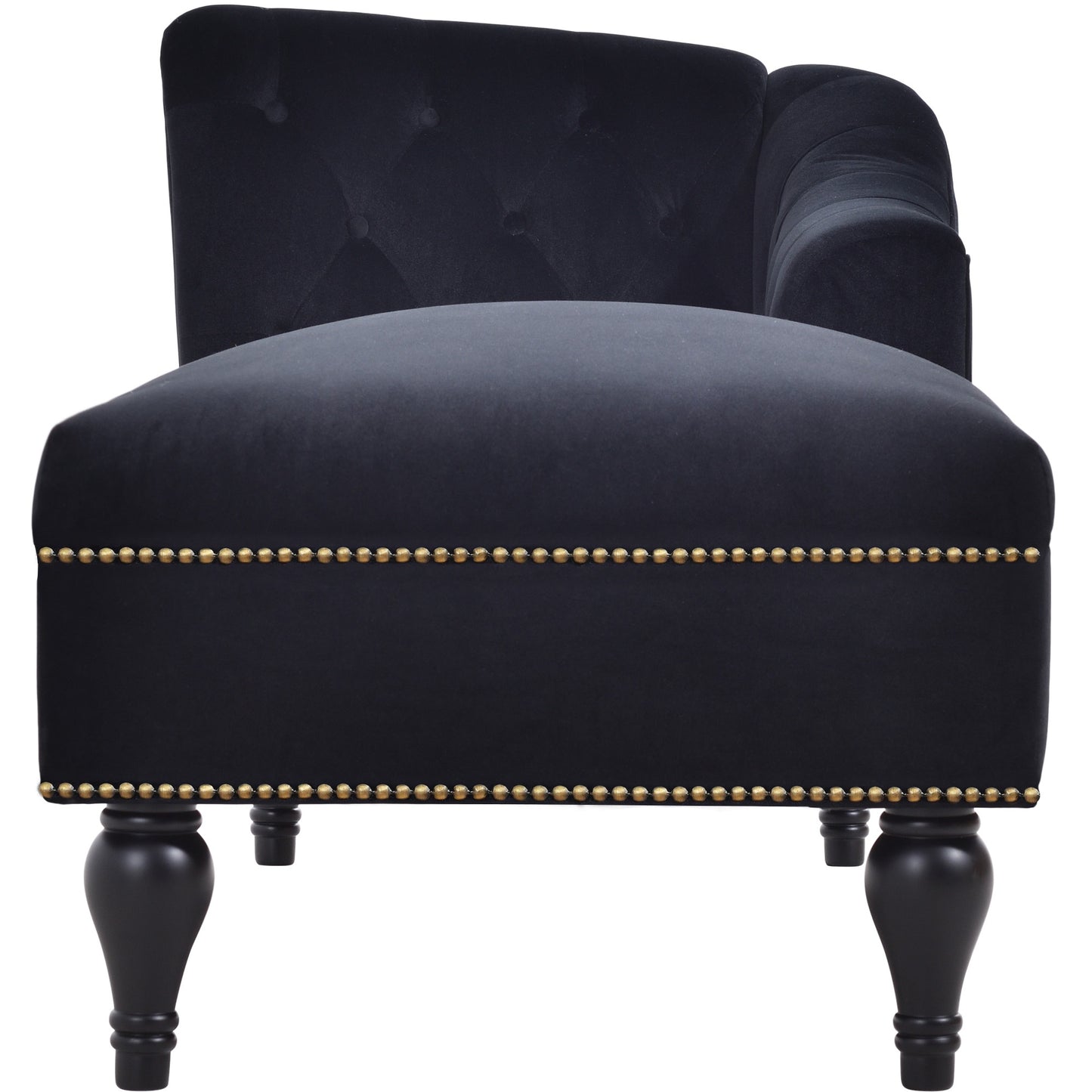 [New+Video] 58''Velvet Chaise Lounge,Button Tufted Right Arm Facing Lounge Chair with Nailhead Trim & Solid Wood Legs for Living Room or Office,Sleeper Lounge Sofa (New style of WF284880AAB) Giga GNJ Home Home & Garden Sofa Walmart Giga https://www.cyberehub.com