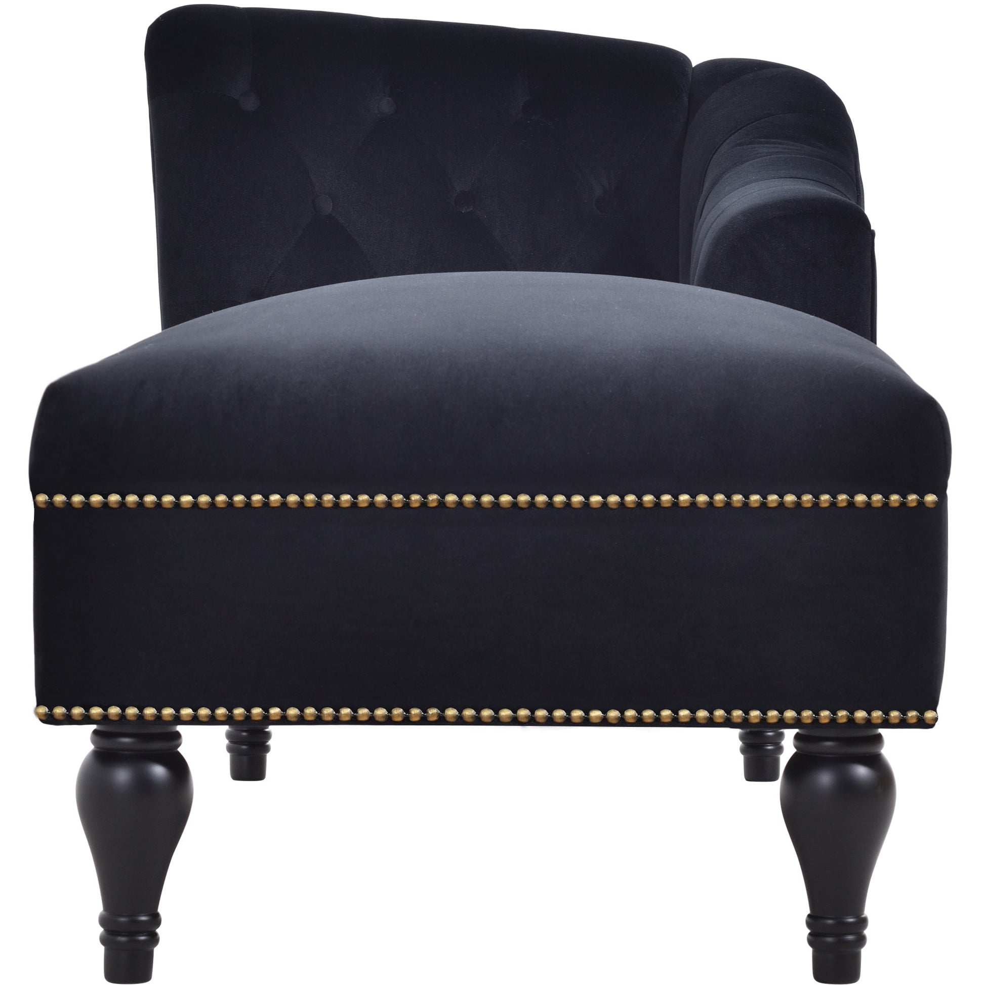 [New+Video] 58''Velvet Chaise Lounge,Button Tufted Right Arm Facing Lounge Chair with Nailhead Trim & Solid Wood Legs for Living Room or Office,Sleeper Lounge Sofa (New style of WF284880AAB) Giga GNJ Home Home & Garden Sofa Walmart Giga https://www.cyberehub.com