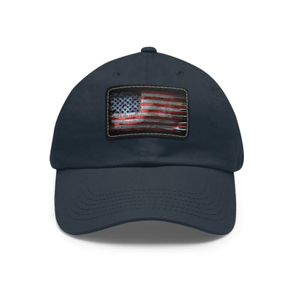 Patriotic Pledge Hat with Leather Patch - American Flag Cap Navy Black patch Rectangle One size Hats American Flag Hat Casual Wear Comfortable Hat Dad Hat Everyday Fashion Father's Day Gift Gift for Dad Leather Patch Outdoor Gear Patriotic Clothing Stylish Accessory Trendy Dad Hat Unisex Cap Urban Graffiti https://www.cyberehub.com