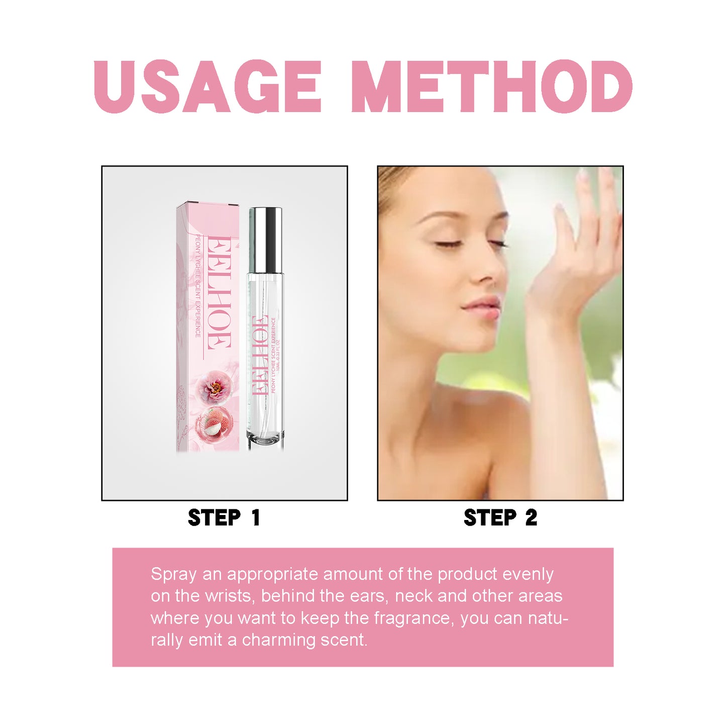 Peony Lychee Scent Experience Perfume, Natural Fresh Lasting Fragrance Atmosphere Portable Niche Perfume Health Eprolo https://www.cyberehub.com