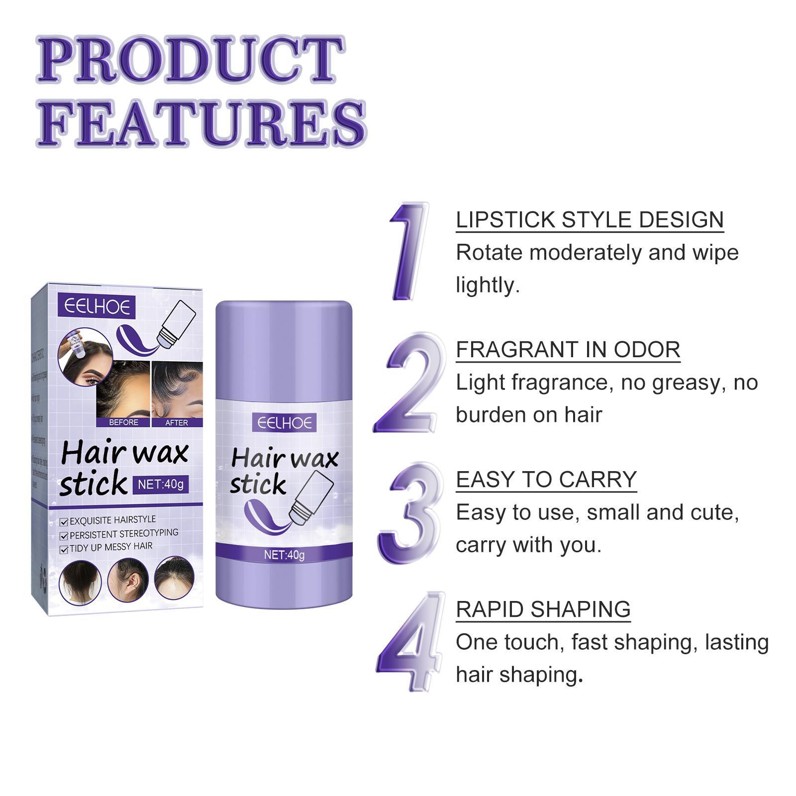 EELHOE Hair Wax Stick Broken Hair Polishing Hair Wax Stick Small Broken Hair Hair Finishing Broken Hair Styling Cream Haircare Gel Haircare Health Beauty CJ USa USPS Muqe https://www.cyberehub.com