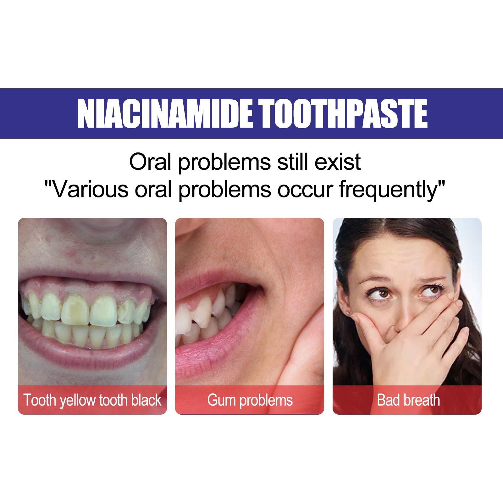 Niacinamide Toothpaste, Cool White Toothpaste Freshen Breath Clean Mouth Guard Gum Jianchi Bright White Toothpaste Health Eprolo https://www.cyberehub.com