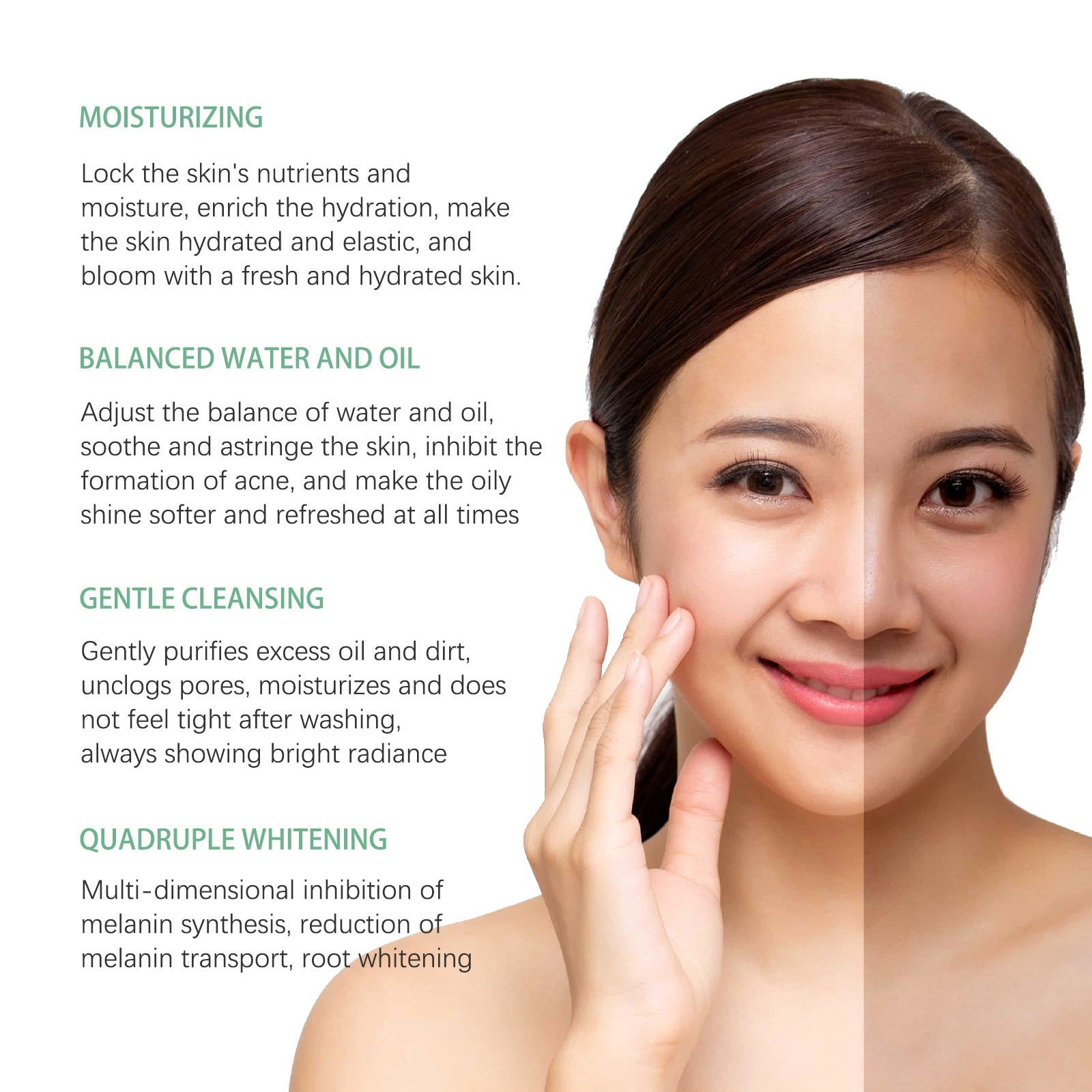 Brightening And Freckle-removing Facial Cleanser, Cleansing And Brightening Skin Moisturizing And Non-tightening Cleanser Health Eprolo https://www.cyberehub.com