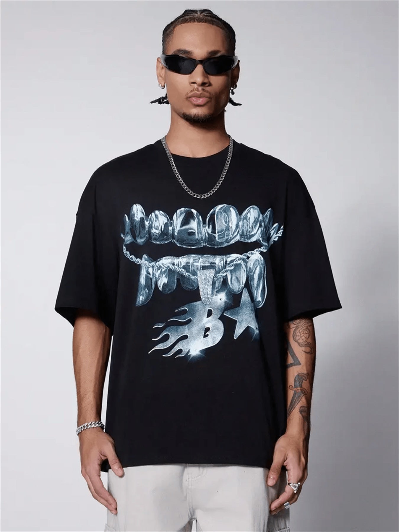 Men's Patterned Printed T-shirt, Summer Casual Short Sleeved T-shirt Apparel/Shirt/Graphic Shirt SNULLO https://www.cyberehub.com